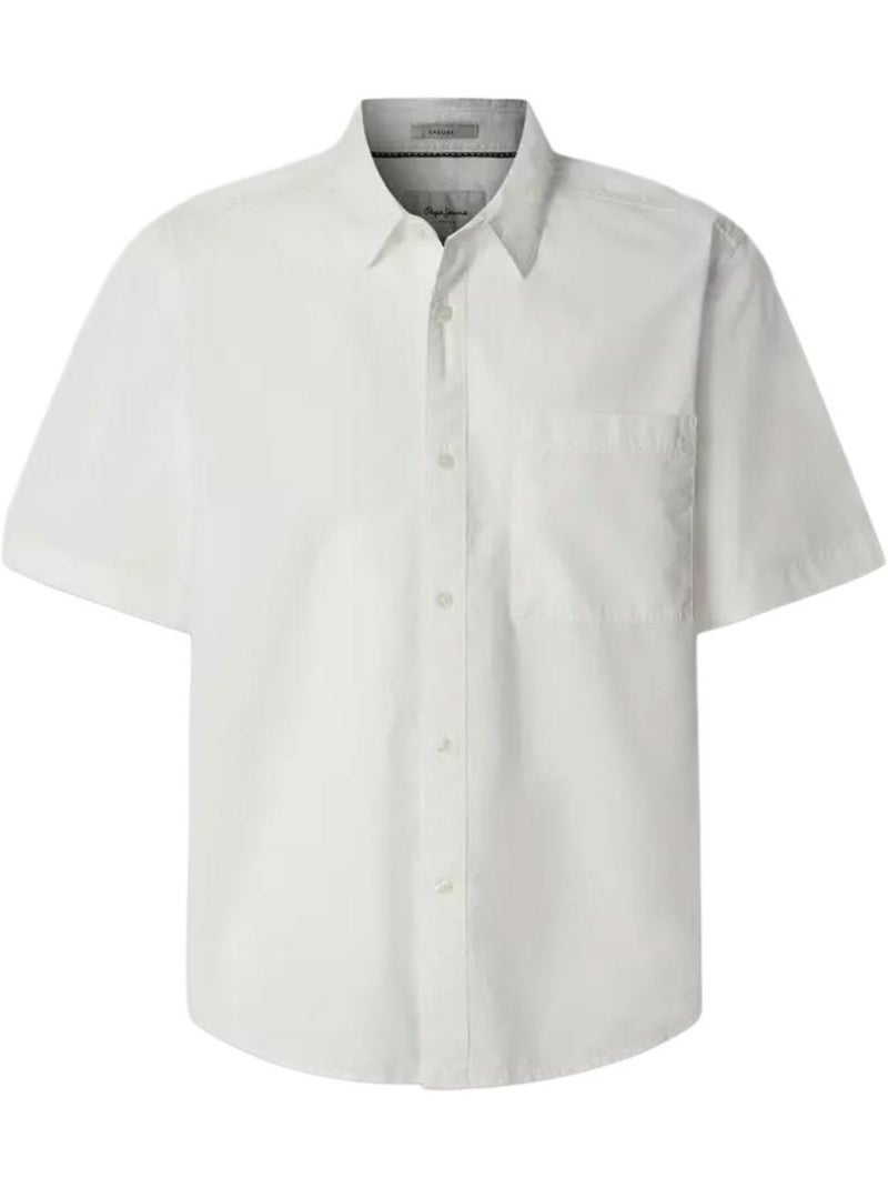 Camisa branca masculina pepe jeans pm3091285 Branco - Kiabi