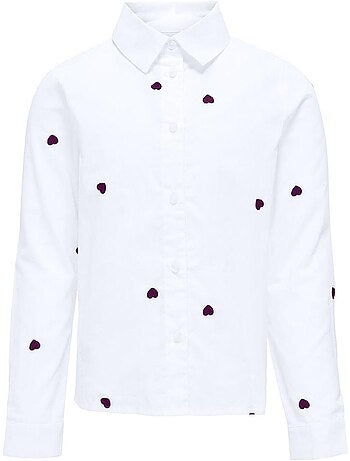 Camisa Branca para Menina Kids ONLY Koglina
