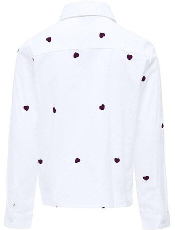 Camisa Branca para Menina Kids ONLY Koglina