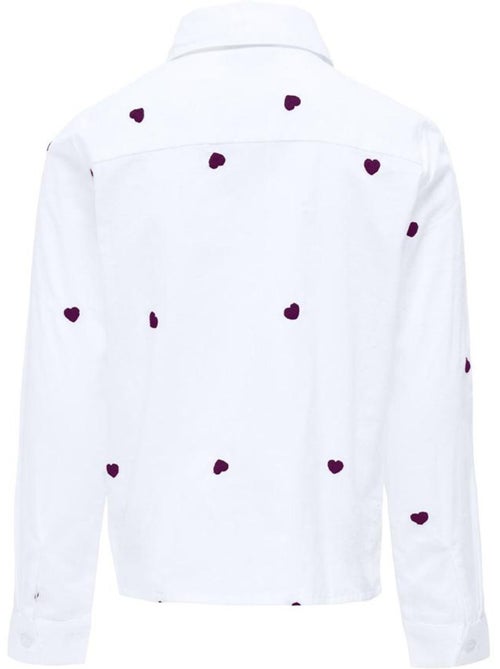 Camisa Branca para Menina Kids ONLY Koglina - Kiabi Camisa Branca para Menina Kids ONLY Koglina - Kiabi