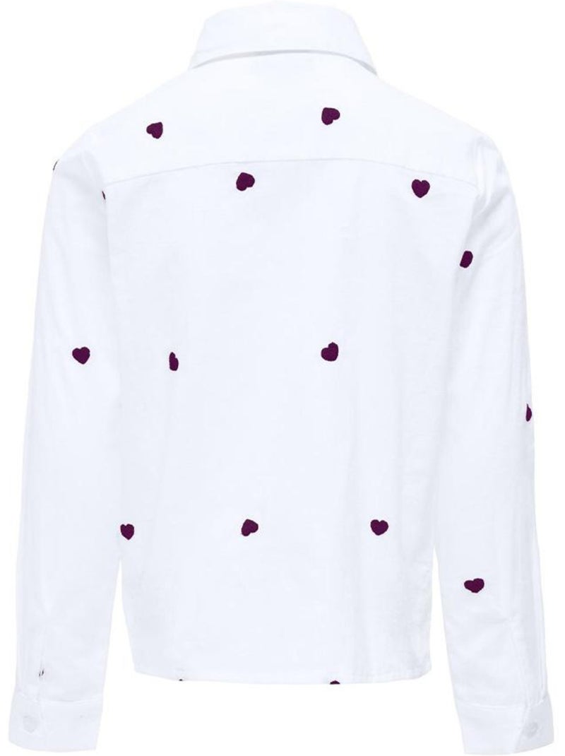 Camisa Branca para Menina Kids ONLY Koglina Branco - Kiabi