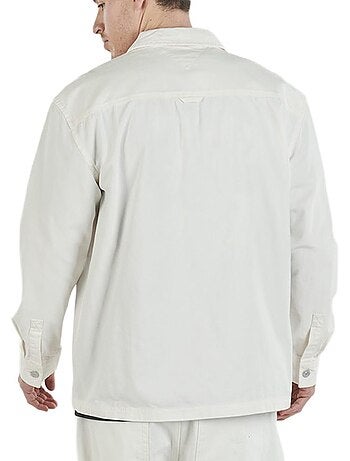 Camisa branca tommy hilfiger tjm essential para homem