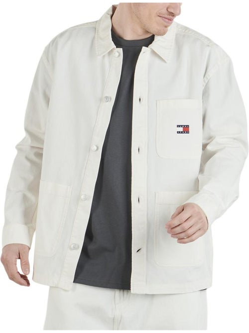 Camisa branca tommy hilfiger tjm essential para homem - Kiabi Camisa branca tommy hilfiger tjm essential para homem - Kiabi