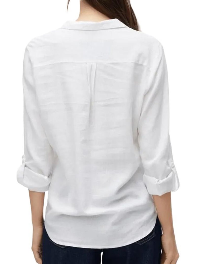 Camisa branca vero moda bumpy para mulher Branco - Kiabi