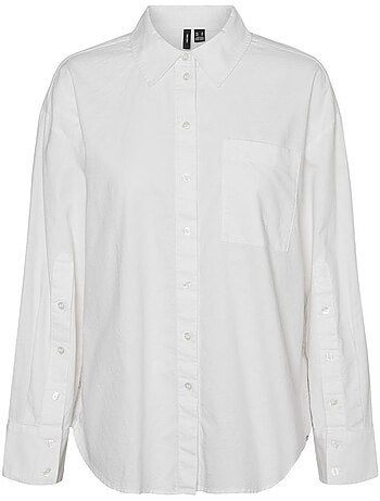 Camisa Branca Vero Moda Nellie para Mulher