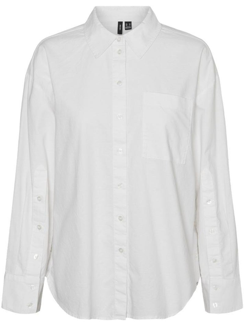 Camisa Branca Vero Moda Nellie para Mulher Branco - Kiabi