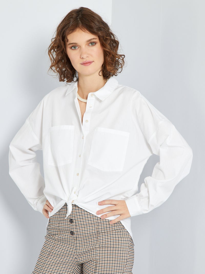 Camisa Branco - Kiabi