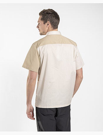 Camisa camp bege regular