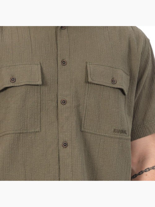 Camisa Caqui Masculina Kaporal BESTYE - Kiabi Camisa Caqui Masculina Kaporal BESTYE - Kiabi