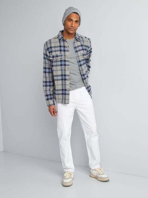 Camisa-casaco de flanela - Kiabi