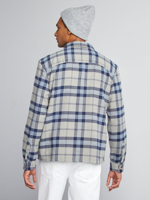 Camisa-casaco de flanela - Kiabi