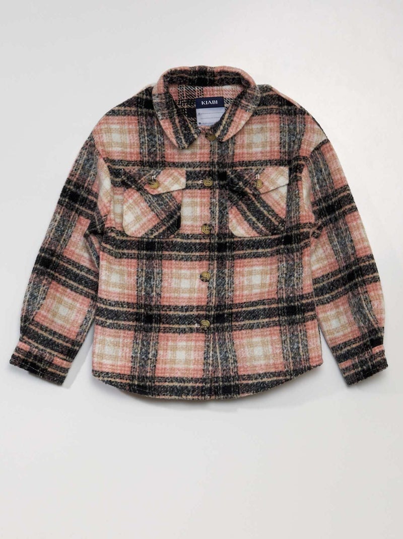 Camisa-casaco ROSA - Kiabi