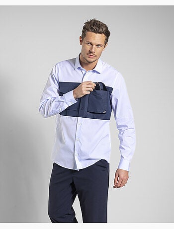 Camisa chapter azul regular