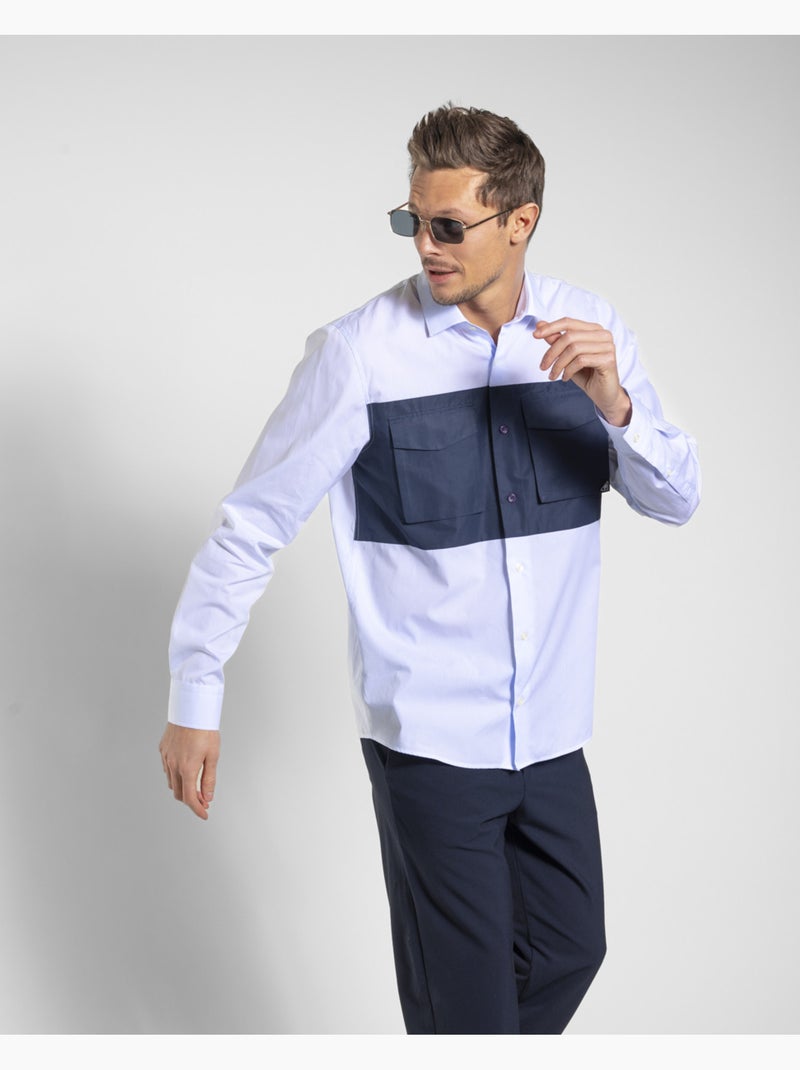 Camisa chapter azul regular Azul - Kiabi
