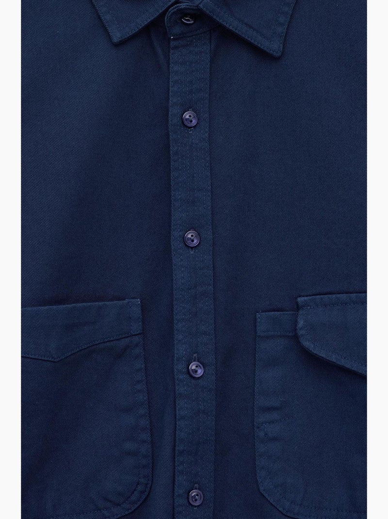 Camisa clássica giesto Azul-marinho - Kiabi
