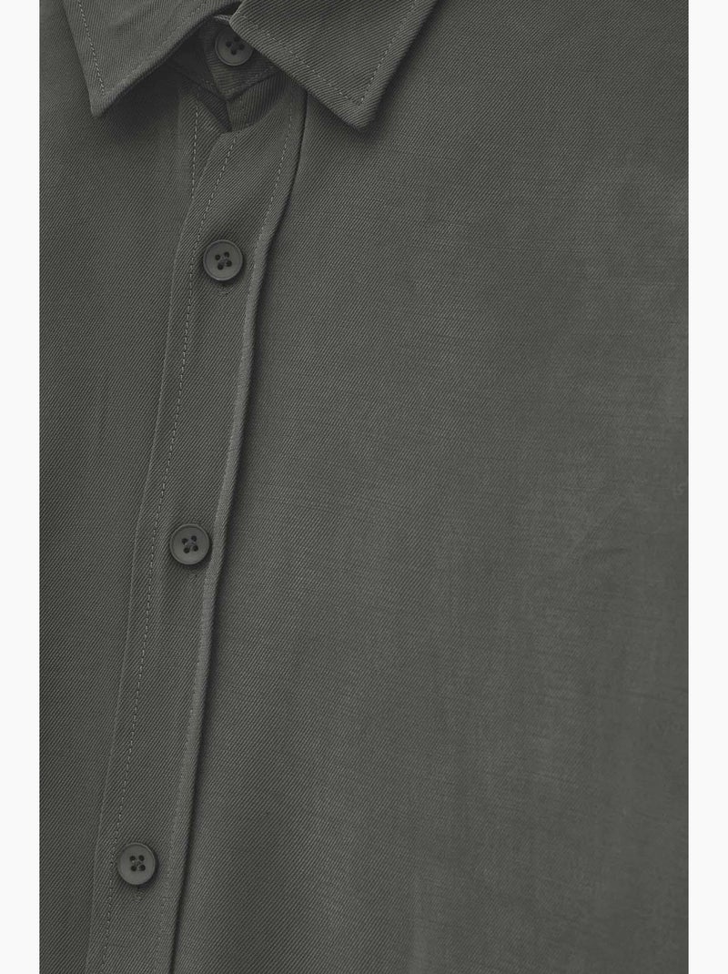 Camisa clássica giesto Cinza escuro - Kiabi