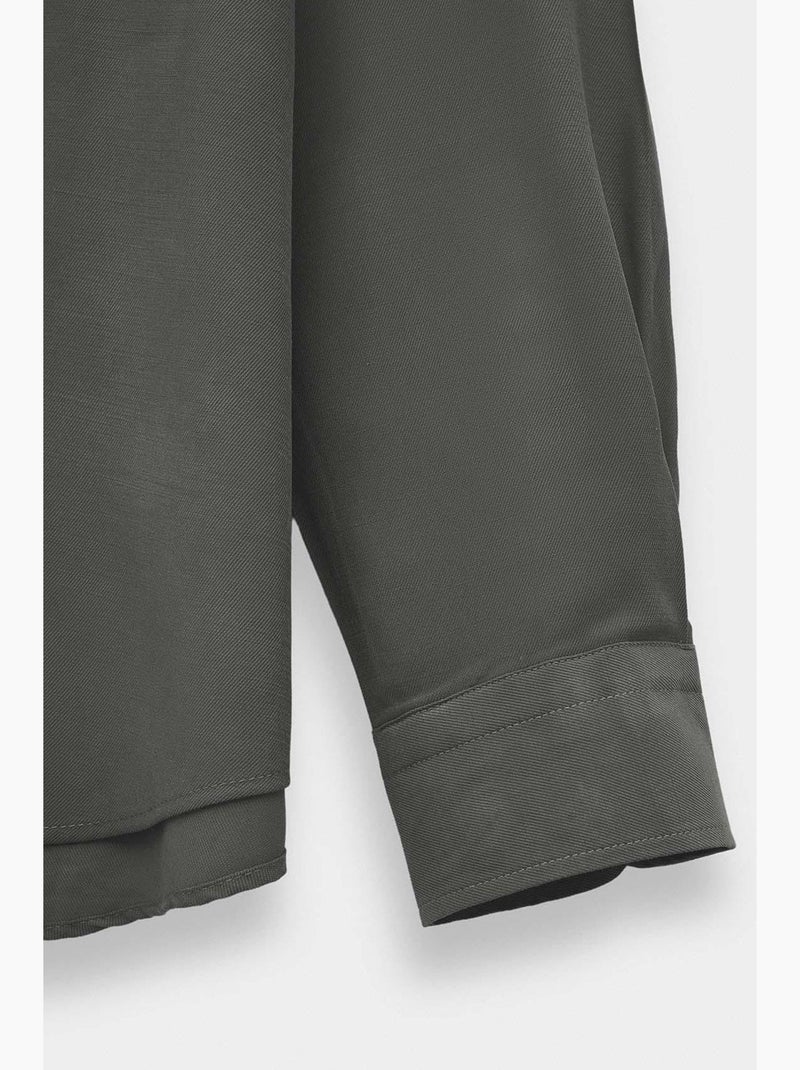 Camisa clássica giesto Cinza escuro - Kiabi