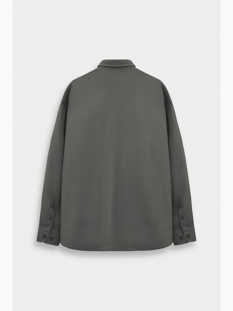 Camisa clássica giesto Cinza escuro - Kiabi
