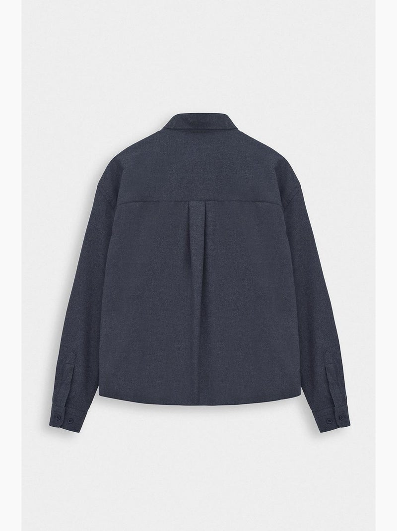 Camisa clássica giesto Cinza-preto - Kiabi