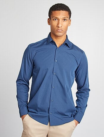 Camisa clássica lisa