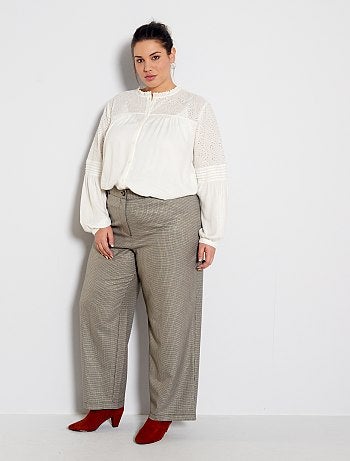 Camisa com aplicações bordadas - Kiabi