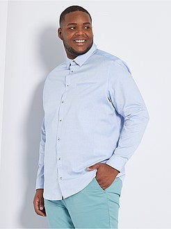 Camisa com bolso frontal falso - Kiabi