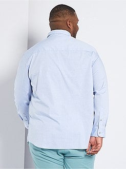 Camisa com bolso frontal falso - Kiabi