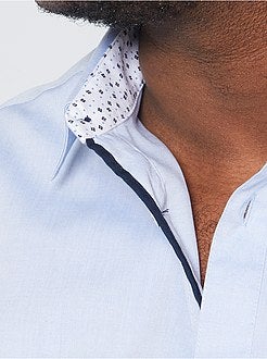 Camisa com bolso frontal falso - Kiabi