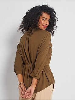 Camisa com bolsos - Kiabi