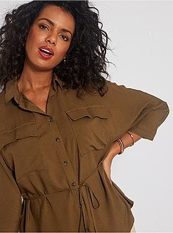 Camisa com bolsos - Kiabi
