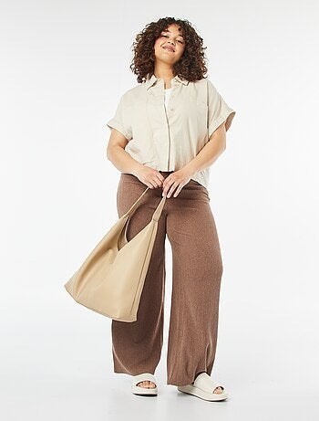 Camisa com bolsos 'Only Carmakoma'