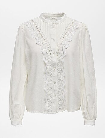 Camisa com bordados 'JDY'