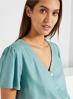 Camisa com botões - Kiabi