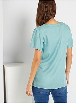 Camisa com botões - Kiabi