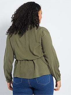 Camisa com botões - Kiabi