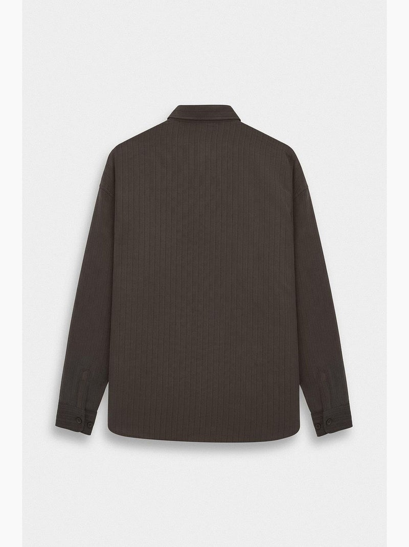 Camisa com colarinho abotoado giesto Cinza escuro - Kiabi