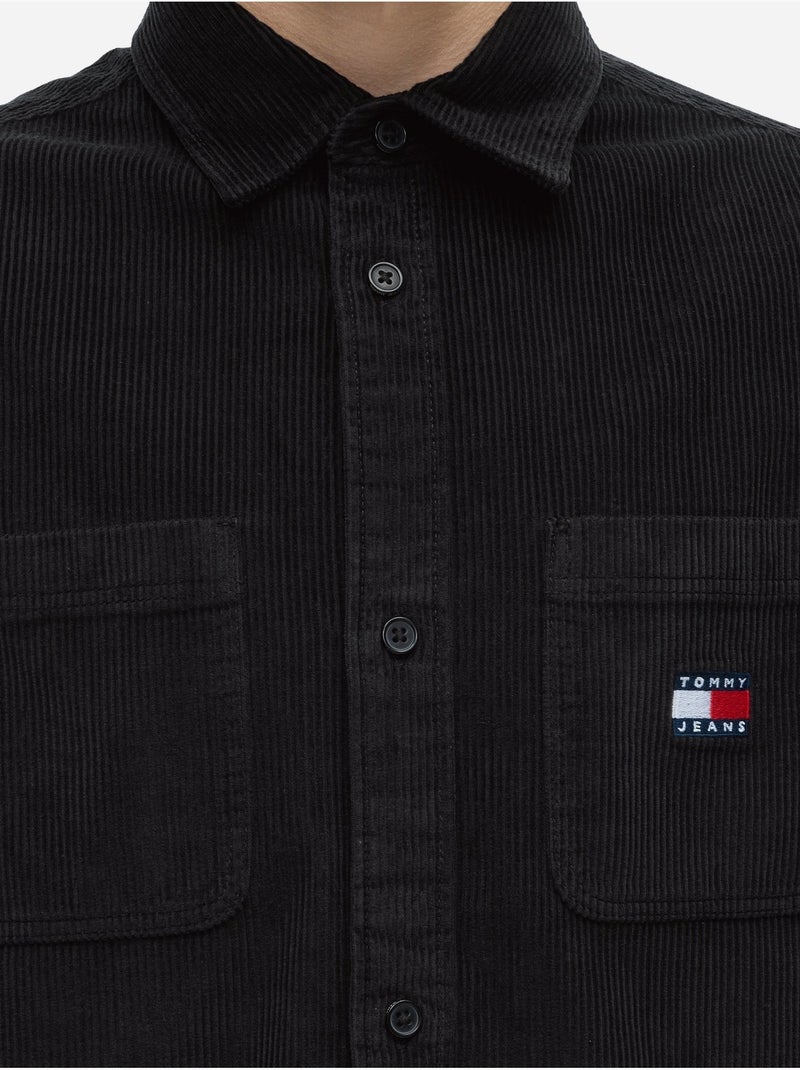 Camisa com colarinho de botões - tommy jeans Preto - Kiabi