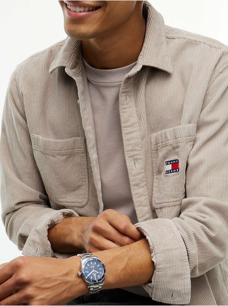 Camisa com colarinho de botões - tommy jeans Toupe - Kiabi