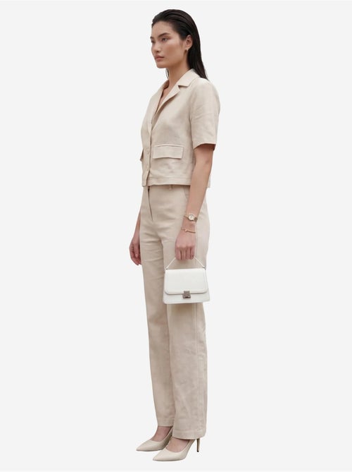Camisa com detalhe de bolso e calças conjunto de duas peças my fashion - Kiabi