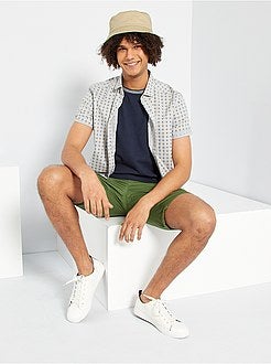 Camisa com estampado étnico - Kiabi