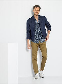 Camisa com estampado floral - Kiabi