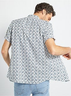 Camisa com estampado floral - Kiabi