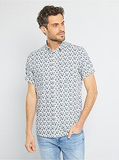 Camisa com estampado floral - Kiabi