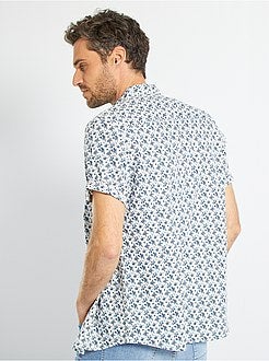 Camisa com estampado floral - Kiabi