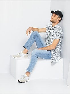 Camisa com estampado floral - Kiabi