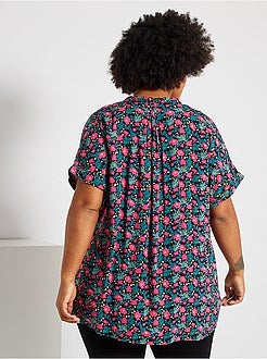 Camisa com estampado 'flores' - Kiabi