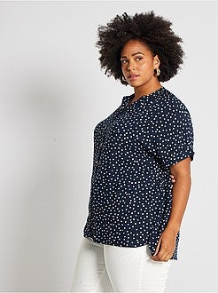 Camisa com estampado 'pontilhado' - Kiabi