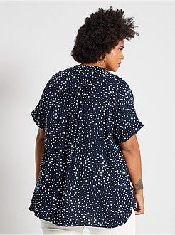 Camisa com estampado 'pontilhado' - Kiabi