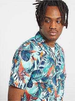 Camisa com flores - Kiabi