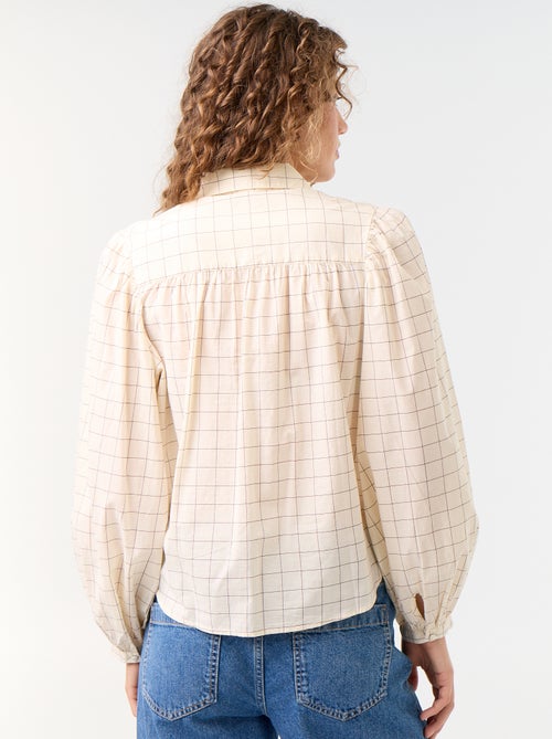 Camisa com gola abotoada - Kiabi Camisa com gola abotoada - Kiabi
